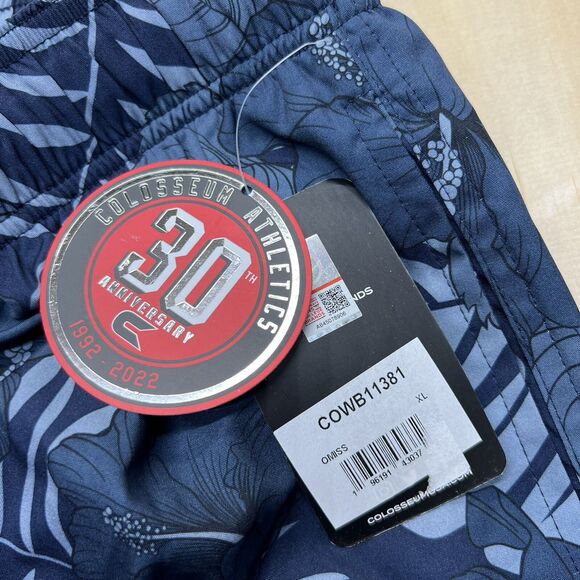 NEW XL Ole Miss Rebels Colosseum The Dude Swim Shorts Mens Blue - Picture 4 of 10